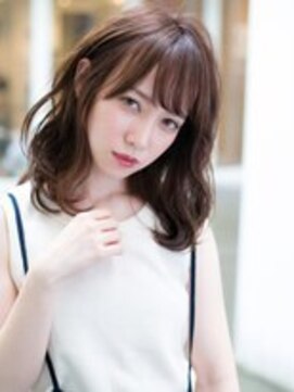 バランス 新宿(balance) 【透け感と透明感ナチュラル×グレージュ】