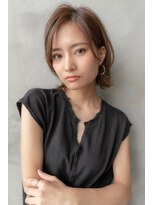 オースティン 流山おおたかの森(AUSTIN) 大人かわいい前髪セシルカットココアブラウンフリンジウェーブ