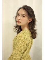 マグノリア(MAGNOLiA) ショコラベージュで透け感◎くせ毛風ウェーブパーマ・・・HINATA