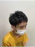 パーマ ナチュラル メンズ ショート