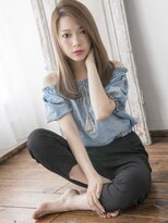 リープ 祖師ヶ谷大蔵(leap)&nbsp;ハニーヘア×ワンサイド☆うるツヤ透け感ストレート