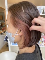 エス ハート オブ ヘアー 名東店(Heart of HAIR)&nbsp;【ES 佐藤】Winter Style #33 ピンクアッシュインナーカラー