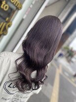 ラビス クローバー(Lovis clover) ディープラベンダー ボブウルフ 韓国ヘア