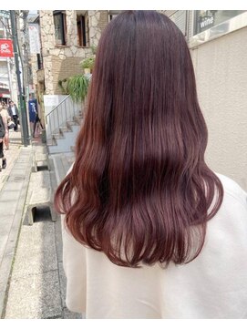 ガリカ 渋谷(Gallica) 【神山未来】大人かわいい透明感ピンクブラウン/ブリーチなし