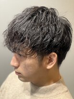 リレーションメンズヘアー(RELATION MEN'S HAIR)&nbsp;ソフトツイストパーマ×マッシュショート／カルマパーマ