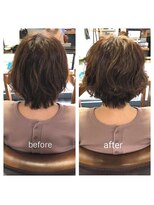 カミケン 方木田店(kamiken.)&nbsp;ふんわり軽やか大人可愛いパーマショート【カミケン方木田店】