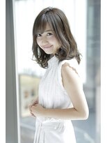 アフロディーテ 銀座(APHRODITE GINZA)&nbsp;グレージュカラー/シルキーベージュ/斜めバング/銀座/東銀座