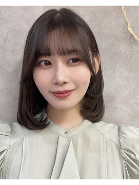 ロンドアヴァントゥス 池袋(Lond aventus) 韓国レイヤー/韓国風/ボブ/髪質改善/黒髪/ブリーチなし〔池袋〕