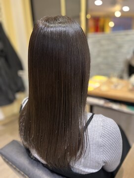 アルコ(ALCO) 透明感溢れるダークグレー×髪質改善水素トリートメント