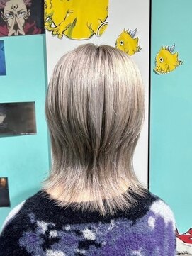マティーナ ヘアー 池袋(Matina hair) 【ウルフ×シルバーカラー】20代30代40代50代