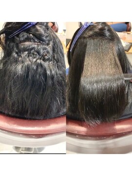 ジーナ 流山おおたかの森(Zina) 乾かすだけの艶髪ストレート