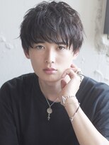 エインアンリー 表参道(AIN.ANLY.)&nbsp;カルマパーマツーブロックダークアッシュアッシュブラック