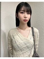 アル 心斎橋(alu)&nbsp;黒髪カタログ/小顔に見せるヘア/ボブ