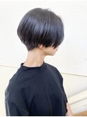 【morio成増/一戸】黒髪大人かわいい刈り上げ丸みショート