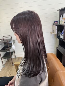 ヘアアンドメイク ランタナ(hair&make Lantana) パープルブラウン