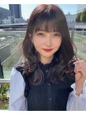 可愛いモテスタイル★韓国風毛先パーマ