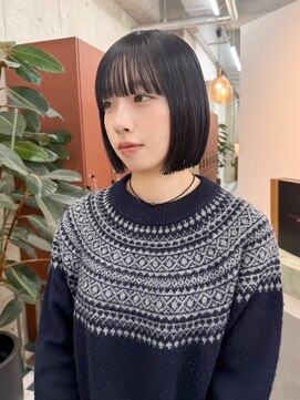 ノエ(noe) ミニボブ/オリーブグレージュ/20代30代yi-25