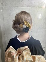 着物に合うヘアセット♪