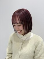 シェノン 夙川(CHAINON)&nbsp;似合わせカット/ボルドーカラー/透明感カラー