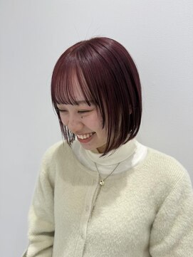 シェノン 夙川(CHAINON) 似合わせカット/ボルドーカラー/透明感カラー