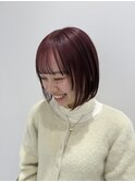 似合わせカット/ボルドーカラー/透明感カラー