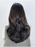 美髪韓国ヘア顔周りレイヤーロング_ba549511