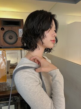 アンプラグド(unplugged) あご下のボブパーマ