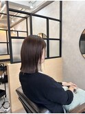 【地毛風縮毛矯正】　外はねボブ　艶髪スタイル　銀座　東銀座