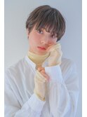 【Gallica】センターパートマッシュ/大人くせ毛風パーマ