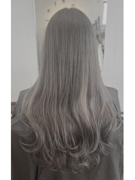 アンダーカバー UNDERCOVER 10代_20代_ロング_ハイトーンシルバー_ミルキーグレー