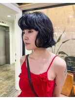 エレノア 藤沢(Eleanor)&nbsp;外国人のくせ毛風ボブ