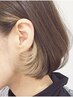 【今が旬！】イヤリングカラー♪ カット＋イヤリングカラー￥14,300→￥9,900