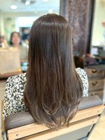 ヘアリゾート粋 ティガ 池袋店(tiga)&nbsp;セミロング/レイヤーカット/透明感/マロンブラウン