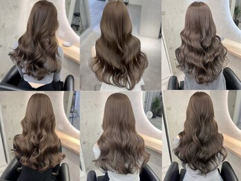 ティント 梅田(tint)の写真/【ダブルカラー9000円】貴方の理想の色味をダメージレスに実現♪柔らかな透明感カラーで理想の自分に