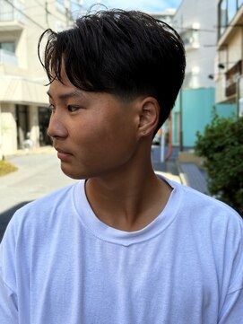 スウェル 柏店(Swell) #MEN’S HAIR#サーフカール#刈り上げセンターパート#フェード