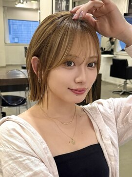 アビー(ABBEY3) 切りっぱなしボブレイヤーボブ大人ボブパツっとボブラインボブ