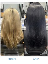 メゾン 吉祥寺北口(MAISON)&nbsp;吉祥寺北口『ブリーチ毛への縮毛矯正&髪質改善カラー