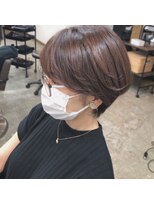 ファム 札幌大通(fam)&nbsp;秋色◎大人グランマッシュ×レイヤー小顔ショートボブ