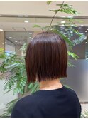 ぱつっと大人ボブ