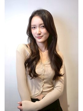 ロングウェーブ/ロングレイヤー/レイヤーカット/韓国ヘア/越谷