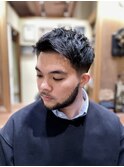 大人スキンフェードツーブロック刈り上げマンバン30代40代