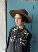 帽子に似合うヘア