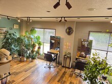 ヘアーサロン たんぽぽの雰囲気(緑豊かなバリアフリーの広々とした店内です★)