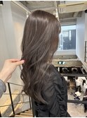 ★ブリーチなしアッシュベージュグレージュ赤み無し夏カラー