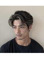 アンサ 城陽寺田店(ANSA)&nbsp;メンズシャドールーツ×グレージュ