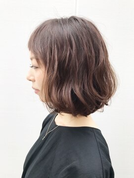 ルーファス 恵比寿 渋谷(Ruufus) オンザバングのおしゃれかわいいボブ【Ruufus恵比寿渋谷】