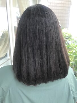 フレア 心 武庫之荘(flare) 鎖骨ストレートミディ*