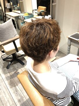 サスペンダーノート 荻窪(Suspender Note) ハイライト＋オレンジXベリーショート