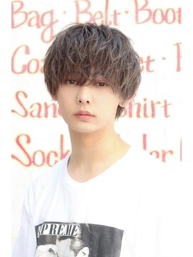 ネイビー(NAVY) 束感マッシュでスリークショート