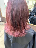 ローシュヘアー(Rosh hair) ピンクバレイヤージュ